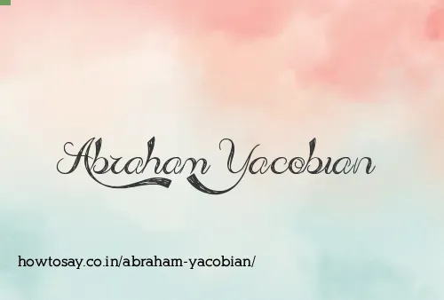 Abraham Yacobian