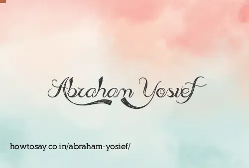 Abraham Yosief