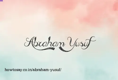 Abraham Yusuf