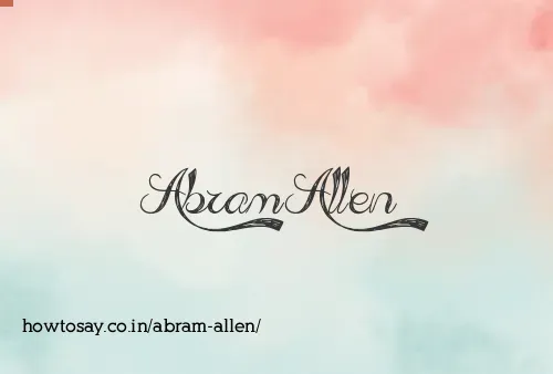 Abram Allen