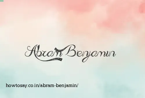 Abram Benjamin
