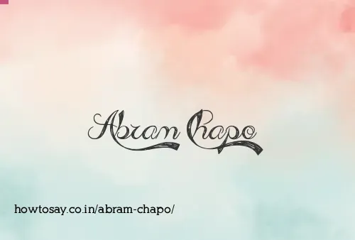 Abram Chapo