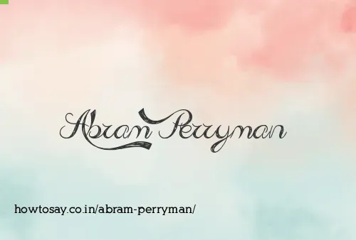 Abram Perryman