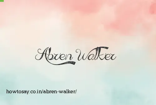 Abren Walker