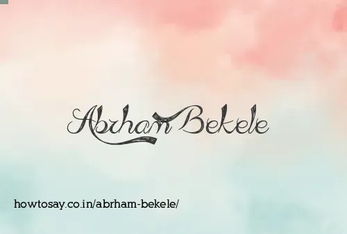 Abrham Bekele