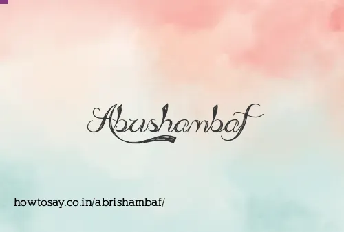 Abrishambaf