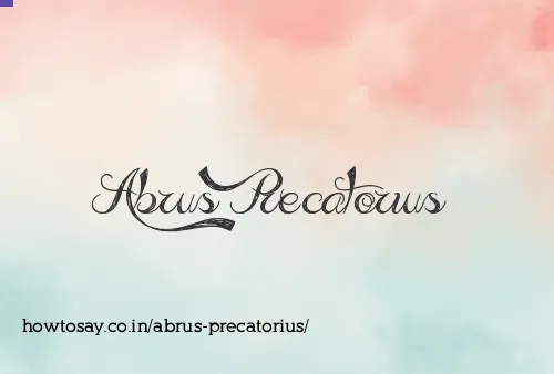 Abrus Precatorius