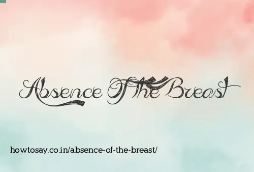 Absence Of The Breast