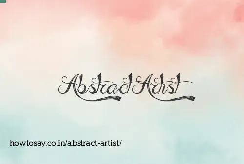 Abstract Artist