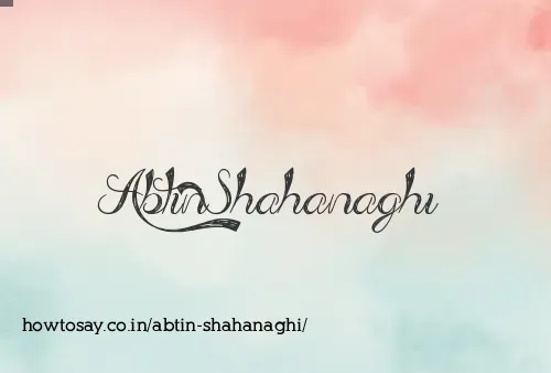 Abtin Shahanaghi
