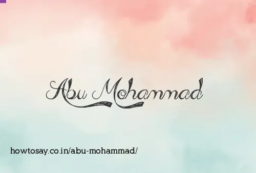 Abu Mohammad