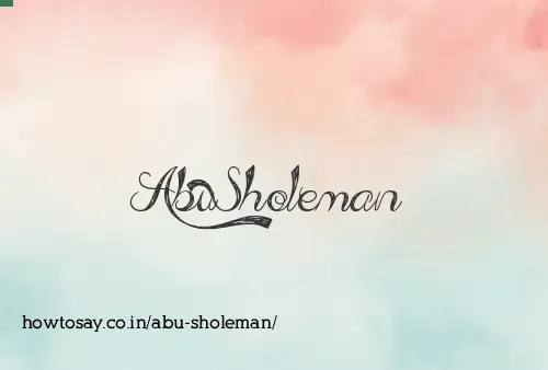 Abu Sholeman