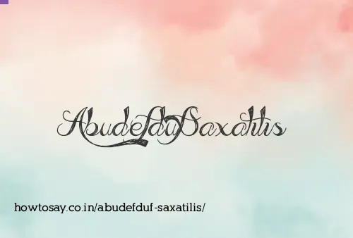 Abudefduf Saxatilis