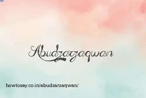Abudzarzaqwan