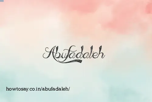 Abufadaleh