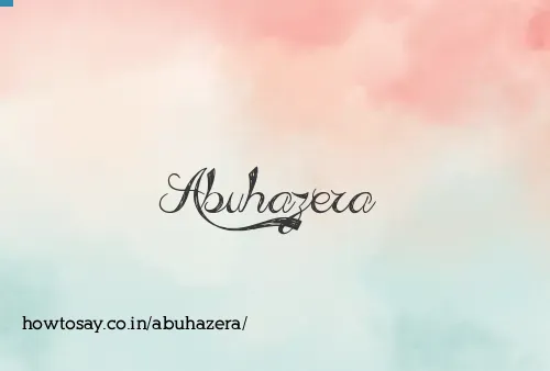 Abuhazera