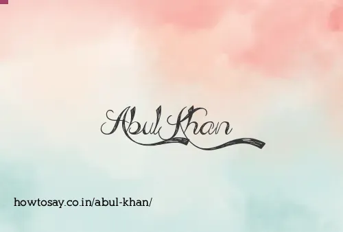 Abul Khan