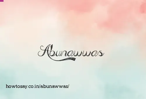 Abunawwas
