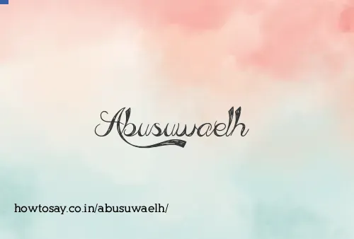 Abusuwaelh