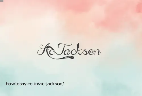 Ac Jackson