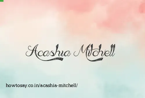 Acashia Mitchell