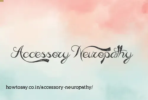 Accessory Neuropathy