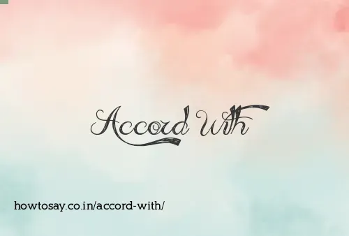 Accord With