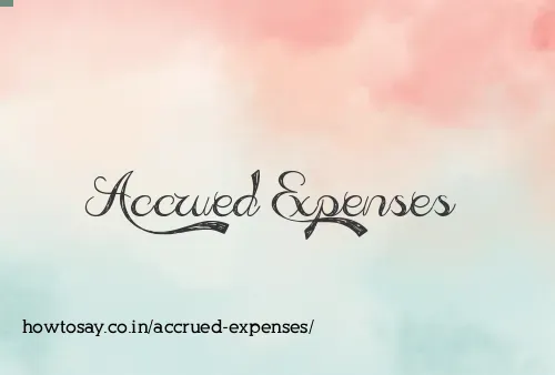 Accrued Expenses