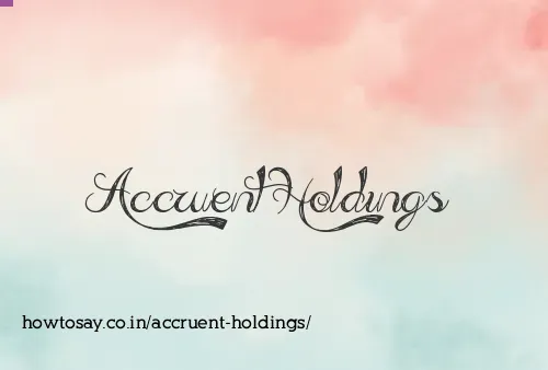 Accruent Holdings