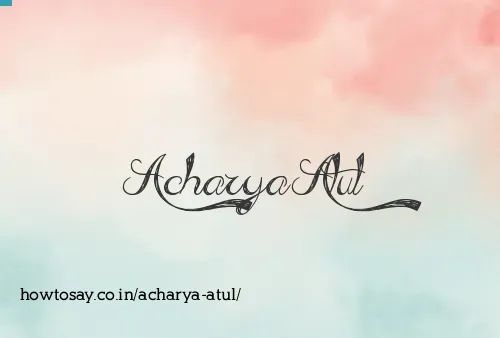Acharya Atul