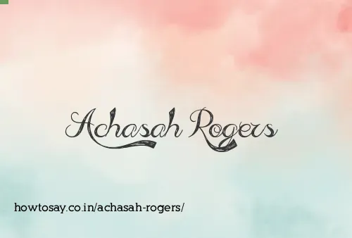 Achasah Rogers