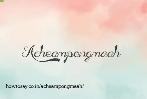Acheampongmaah