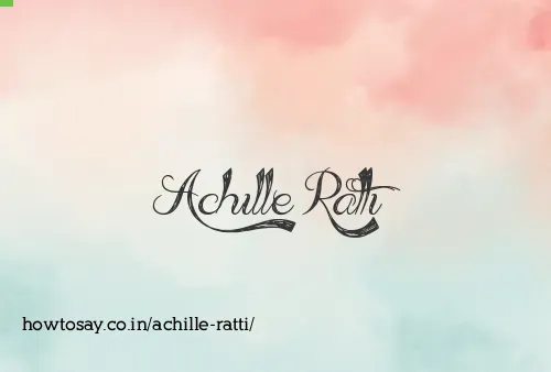 Achille Ratti