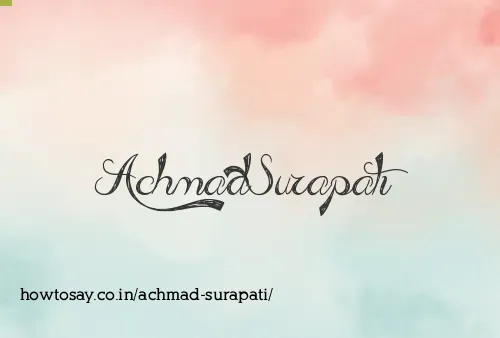 Achmad Surapati