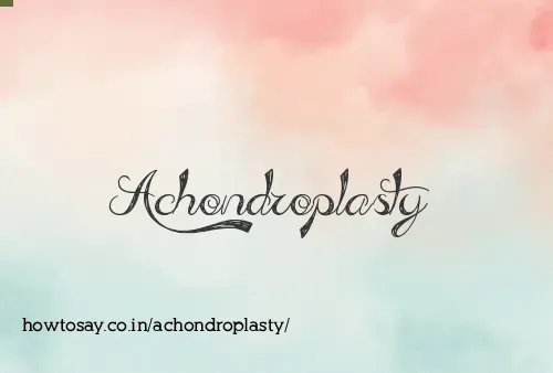 Achondroplasty