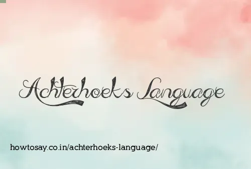 Achterhoeks Language