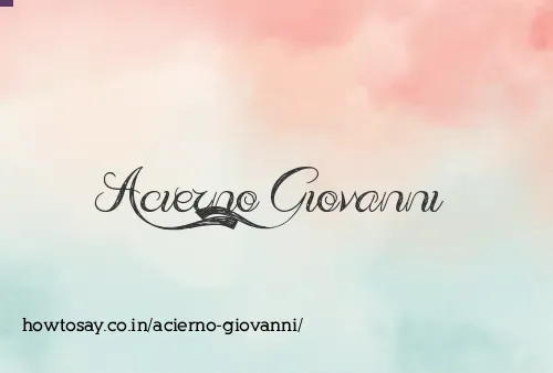 Acierno Giovanni