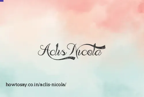 Aclis Nicola