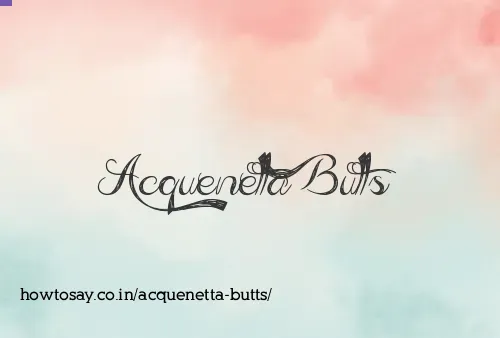 Acquenetta Butts