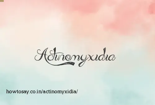 Actinomyxidia