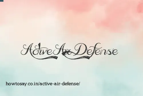 Active Air Defense