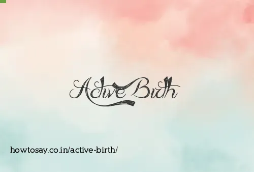 Active Birth