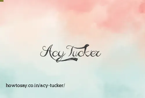 Acy Tucker