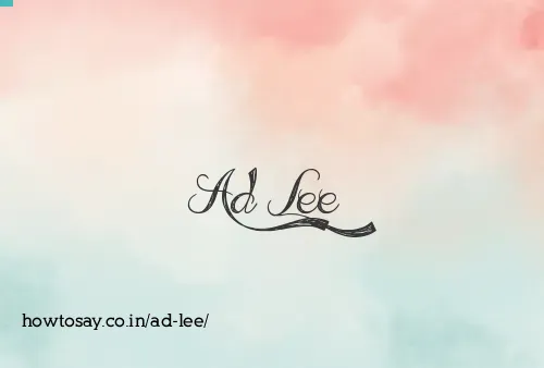 Ad Lee