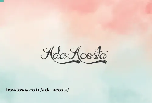 Ada Acosta