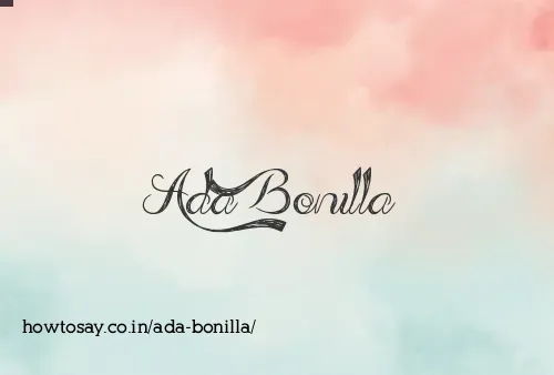 Ada Bonilla