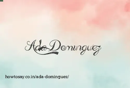 Ada Dominguez