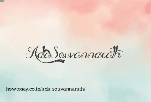 Ada Souvannarath