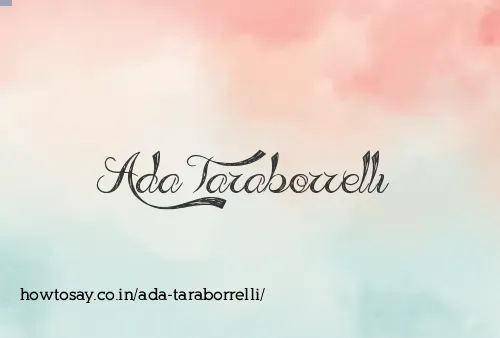 Ada Taraborrelli