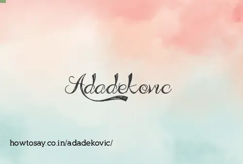Adadekovic